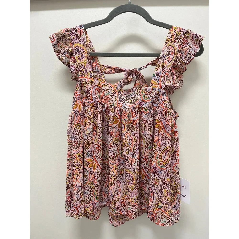 Yamas Top - Printed Paisley